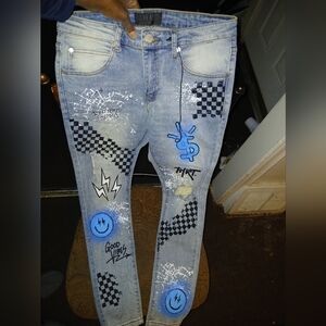 Thrt Denim Skinny graphic jeans size 32x32